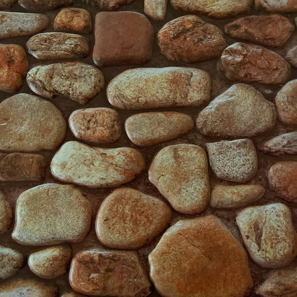 3D Stones Self Adhesive Wall Tiles